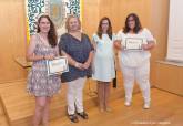 Entrega de diplomas a los alumnos del primer turno del I Campus Universitario de Prcticas y Formacin Arqueolgica Ciudad de Cartagena