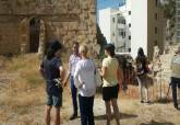 Visita a los trabajos de los voluntarios del I campo de trabajo Cartagena Arqueolgica en el Anfiteatro