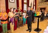 Recepcin del alcalde de Murcia a la alcaldesa de Cartagena y delegacin de Carthagineses y Romanos
