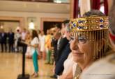 Recepcin del alcalde de Murcia a la alcaldesa de Cartagena y delegacin de Carthagineses y Romanos