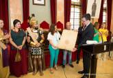 Recepcin del alcalde de Murcia a la alcaldesa de Cartagena y delegacin de Carthagineses y Romanos