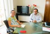 Reuni�n entre la alcaldesa y ALSA
