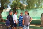 Obras en el colegio de El Llano