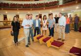 Visita a las obras en el teatro Circo Apolo de El Algar