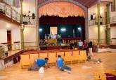 Visita a las obras en el teatro Circo Apolo de El Algar