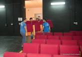 Visita a las obras en el teatro Circo Apolo de El Algar