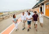 Visita de la concejala de Turismo y el consejero de Cultura al Circuito de Velocidad de Cartagena