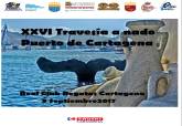 Cartel de la Travesa a nado Puerto de Cartagena
