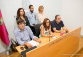Rueda de prensa de la alcaldesa anunciando la retirada de competencias a Jos� L�pez