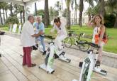El reto '12 millones de pedaladas' llega a Cartagena para sensibilizar sobre la situaci�n de los refugiados
