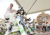 El reto '12 millones de pedaladas' llega a Cartagena para sensibilizar sobre la situaci�n de los refugiados