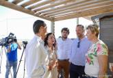 Visita de Obdulia Gmez y Javier Celdrn al Parque Regional de Calblanque