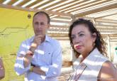 Visita de Obdulia Gmez y Javier Celdrn al Parque Regional de Calblanque