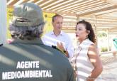 Visita de Obdulia Gmez y Javier Celdrn al Parque Regional de Calblanque