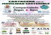 Cartel de la Semana Europea de la Movilidad en Cartagena