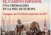 Cartel de la exposicin 'El camino espaol, una cremallera en la piel de Europa'