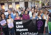 Concentracin en la plaza del Icue contra la violencia de gnero por el asesinato de una mujer en canteras a manos de su ex pareja