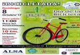 Cartel de la Bicicletada a beneficio de la AECC