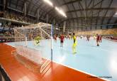 Partido entre el Pl�sticos Romero Cartagena FS y El Pozo Murcia en el Palacio de Deportes