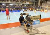 Partido entre el Pl�sticos Romero Cartagena FS y El Pozo Murcia en el Palacio de Deportes
