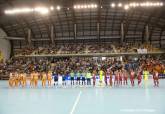 Partido entre el Pl�sticos Romero Cartagena FS y El Pozo Murcia en el Palacio de Deportes