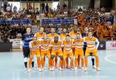 Partido entre el Pl�sticos Romero Cartagena FS y El Pozo Murcia en el Palacio de Deportes