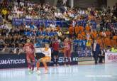 Partido entre el Pl�sticos Romero Cartagena FS y El Pozo Murcia en el Palacio de Deportes