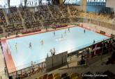 Partido entre el Pl�sticos Romero Cartagena FS y El Pozo Murcia en el Palacio de Deportes