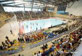 Partido entre el Pl�sticos Romero Cartagena FS y El Pozo Murcia en el Palacio de Deportes