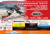 Cartel del Campeonato Regional de Trialbici Cartagena 2017