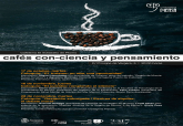 Cartel 'Caf�s con-Ciencia y Pensamiento'