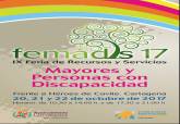 Cartel de la IX Feria de Recursos y Servicios para Mayores y Personas con Discapacidad, Femadis 2017