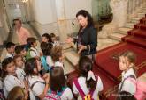 Visita de alumnos de 2 de primaria del Colegio Narval al Palacio Consistorial de Cartagena
