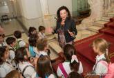 Visita de alumnos de 2 de primaria del Colegio Narval al Palacio Consistorial de Cartagena