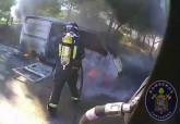 Incendio de una furgoneta en El Llano del Beal
