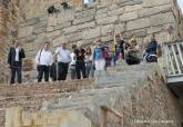 Visita de los miembros de AICEI al Teatro Romano