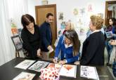 Inauguración de la exposición 'Bailarinas en acuarelas', de la pintora Vichí