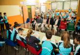 Alumnos de sexto del CEIP Virgen del Carmen explican a la alcaldesa y el concejal de Participacin Ciudadana sus Presupuestos Participativos