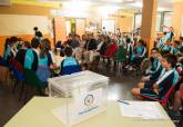 Alumnos de sexto del CEIP Virgen del Carmen explican a la alcaldesa y el concejal de Participacin Ciudadana sus Presupuestos Participativos