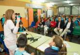 Alumnos de sexto del CEIP Virgen del Carmen explican a la alcaldesa y el concejal de Participacin Ciudadana sus Presupuestos Participativos