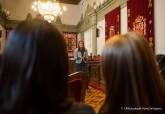 Recepcin a los alumnos de sexto de primaria del CEIP San Isidoro y Santa Florentina que participarn en el pleno infantil