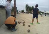 Pasando la bola, actividad bolos cartageneros en La Magdalena