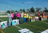 Acto de UNICEF por el Da Internacional de los Derechos Infantiles en la jornada 4 de la XXV Liga Comarcal de Ftbol Base de Cartagena