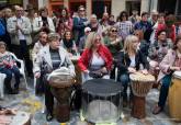 Acto 'Que el poder de los tambores ponga la chispa de nuevo en tu vida' por el 25N