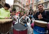 Acto 'Que el poder de los tambores ponga la chispa de nuevo en tu vida' por el 25N