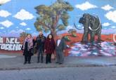 Visita a los murales artsticos de El Llano del Beal, Estrecho de San Gins y El Beal, para promocionar la Cueva Victoria