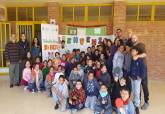 Visita del jugador Jess Cantero al colegio Vicente Medina, programas ADE y de Absentismo Escolar