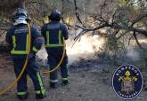 Incendio de matorral en Vista Alegre Bomberos