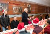 Visita Comedores Sociales Jesús Maestro y Pastor y Hospitalidad Santa Teresa cena de nochebuena Navidad
