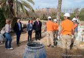 Alumnos del Programa Mixto de Empleo y Formación PMEF en el Parque de la Rosa